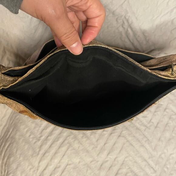 SALE!! Vintage The Animal purse wearable art leather hand painted made in India - Picture 6 of 9